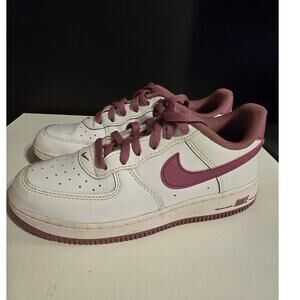 Nike Force 1 Girls Lace Up Sneakers DH9601 Shoe Size 3Y